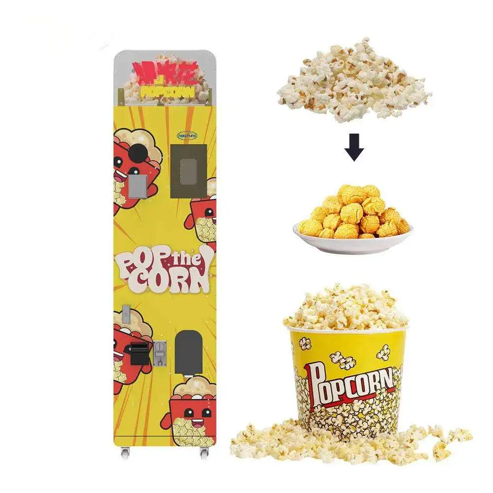 FOODLINE Outdoor Amusement Stall Popcorn Vending Machine Rainproof Outer Frame Heat Insulation Continuous Popping Gear
