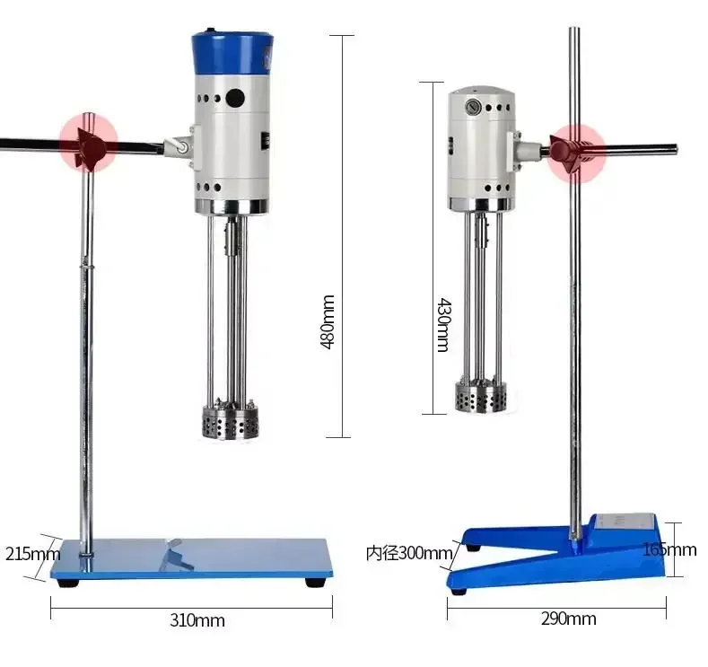 Hot Sale Laboratory High-speed Shearing Dispersing Homogenizer Emulsifier Shear Emulsification Mixer with Factory Price for Lab