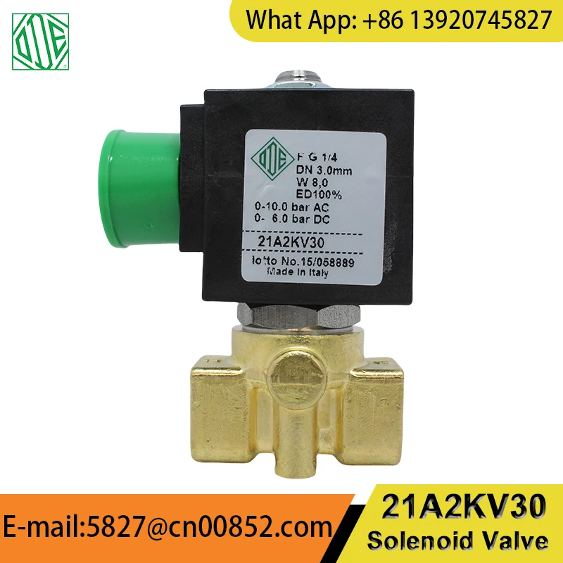 

Wholesale Italy ODE Solenoid Valve 21A2KV30 21A2KV45 AC220V 110V 24V DC24V 12V Solenoid Valve For Water Oil Gas