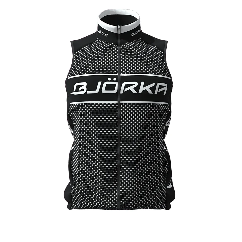 BJORKA Cycling Windproof/Waterproof Sleeveless Vest Ciclismo Gilet 3 Back Pockets Quick Dry Warm Bicycle Vest Mtb Bike Chaleco