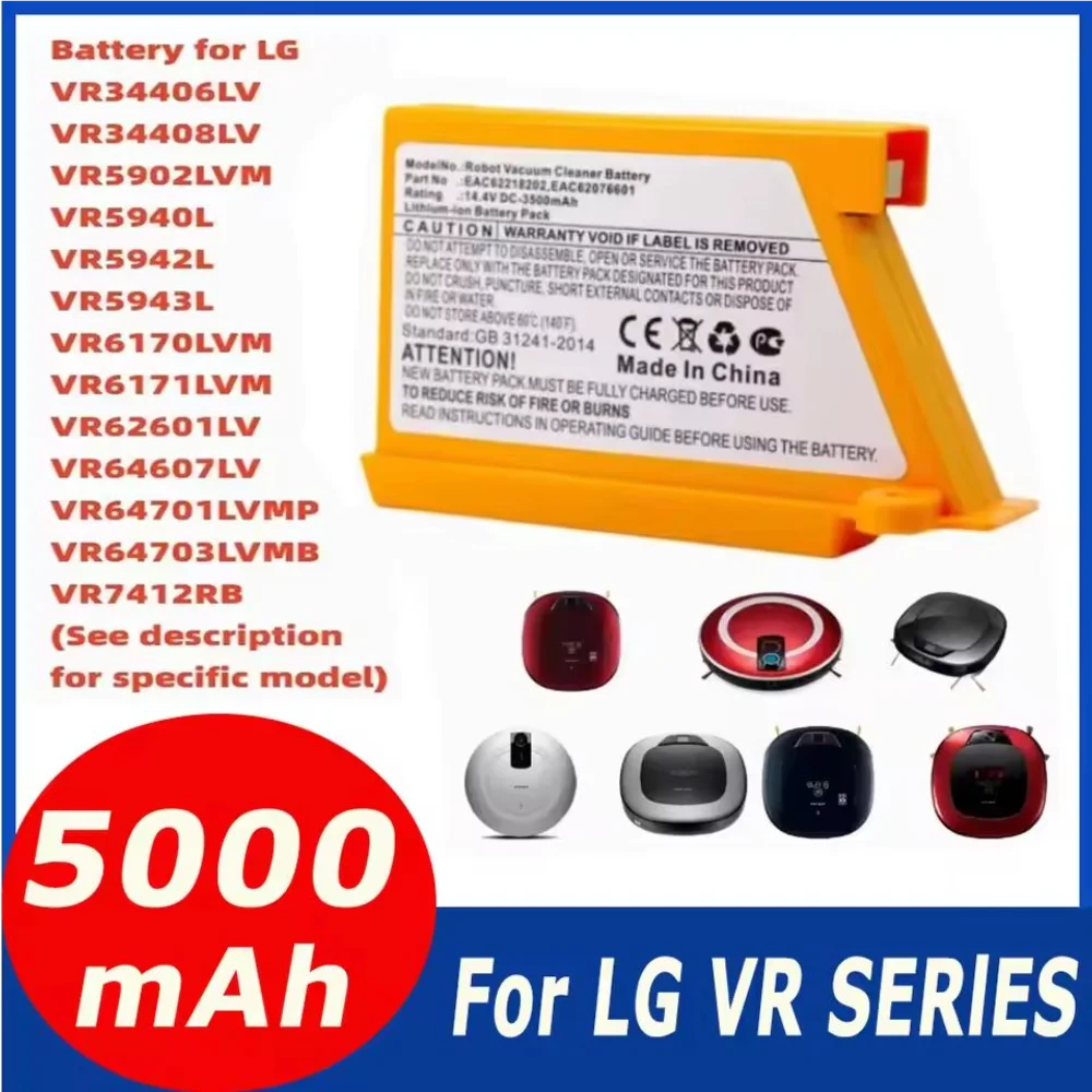

LG vacuum cleaner with lithium battery VR65720LVMP VR65715LV EAC6221805 VR66750LVWP EAC60766107 AGM30061001