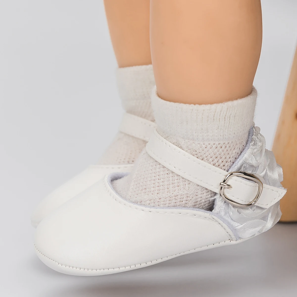 Chaussures de marche pour nouveau-né, jolies chaussures de princesse à semelle souple, couleur unie, pour bébé fille de 0 à 18 mois, printemps et automne