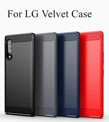 For LG Velvet 5G Case Cover For LG Velvet 5G Case Fundas Coque Soft Silicone Phone Bumper Cover For LG Velvet Shell