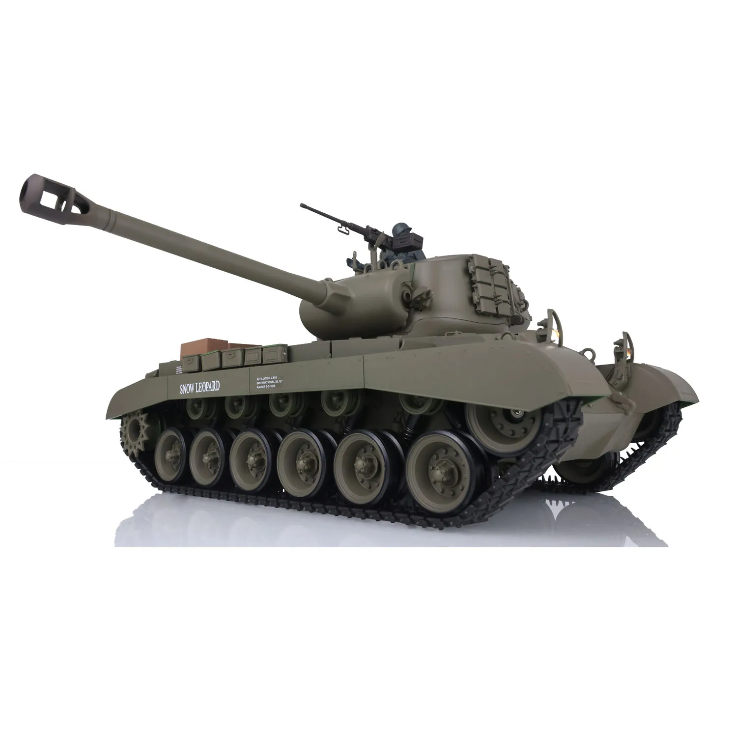 2.4Ghz Henglong Scala 1/16 7.0 Plastica Ver M26 Pershing RTR Carro armato RC Modello 3838