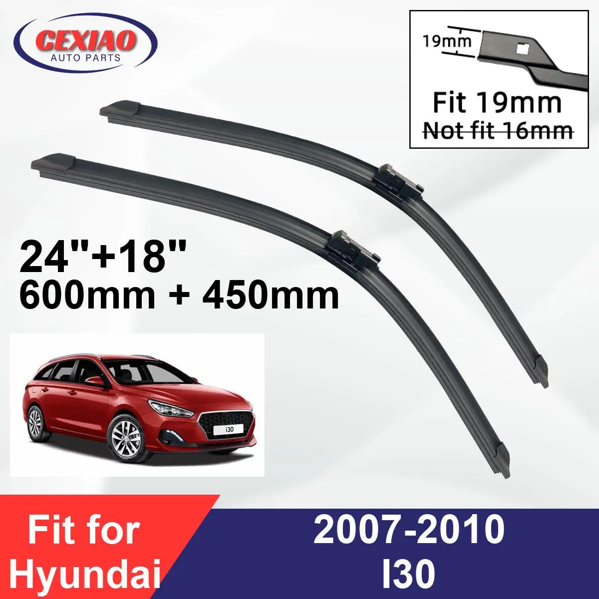 

Щетки стеклоочистителя для Hyundai I30 2007-2010