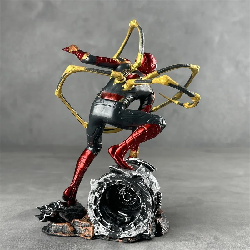 Figurine de Dessin Animé Spider-man en Acier, No Way Gk, Statue en PVC, Ornement de Salle de Jouet, Mémoire d'Enfance, Cadeau d'Anniversaire, 20/25cm