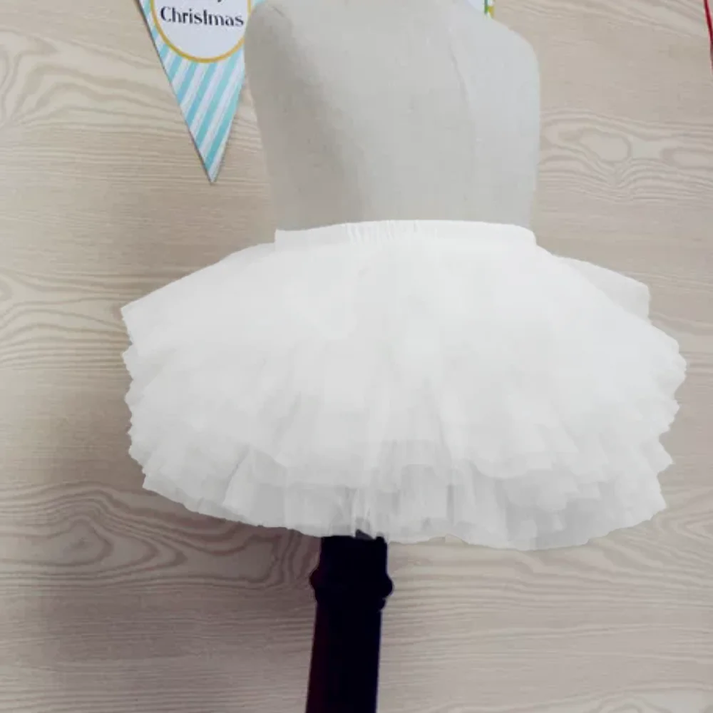 Baby Mädchen Tüllrock für Mädchen Tutu Prinzessin Ballkleid Pettiskirt Ballett Tanz Kinder Party/Geburtstag 6-lagiger Tüllrock 1-7 Jahre – Detail 22