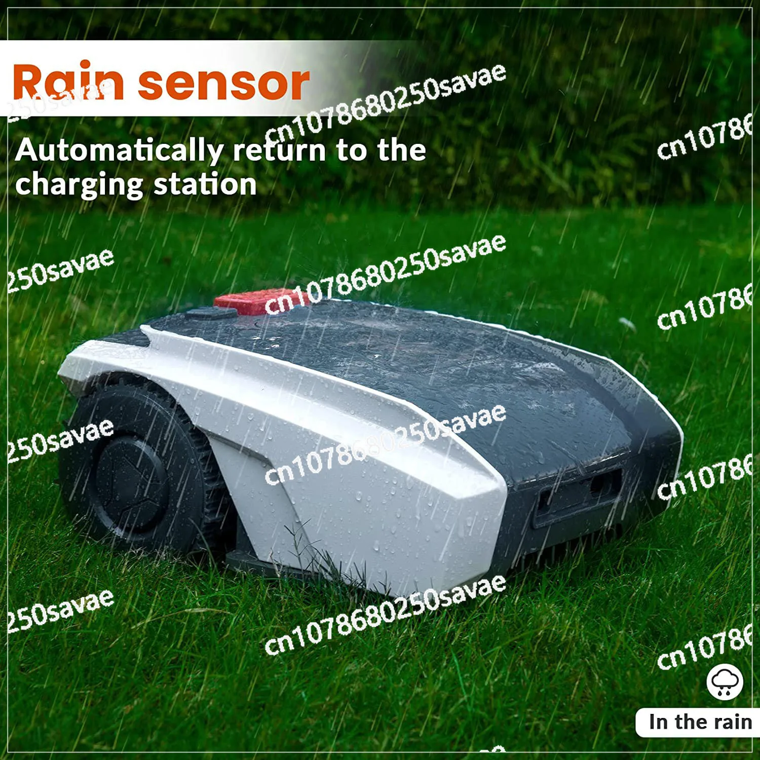 Automatic Intelligent Lawn Mower, High-Efficiency Mowing, Mobile Phone Planning Path, Garden Lawn