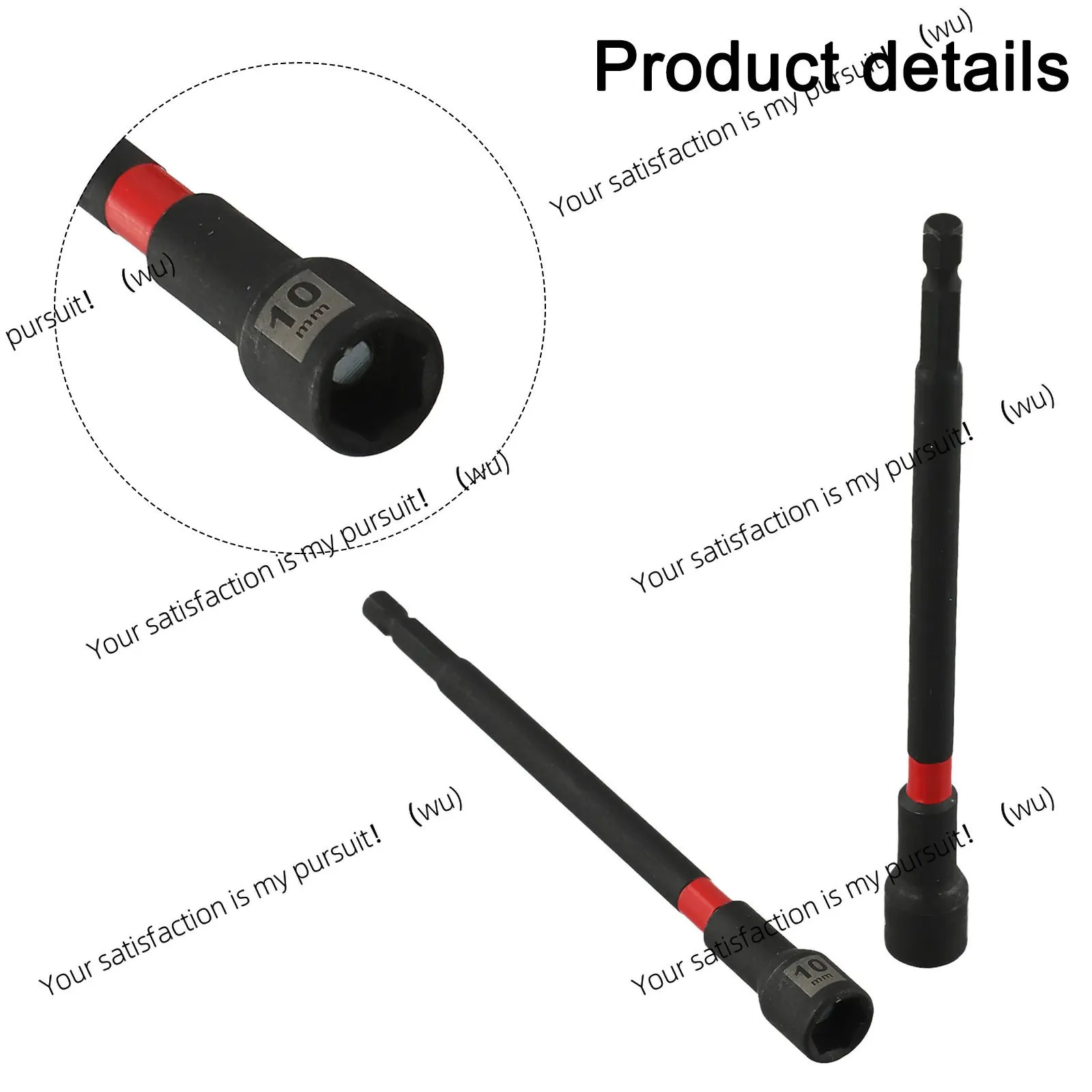 Hexagonal Socket Wrench 150mm Magnetic Nut Drive Drill Adapter Socket Wrench Extension Sleeve
