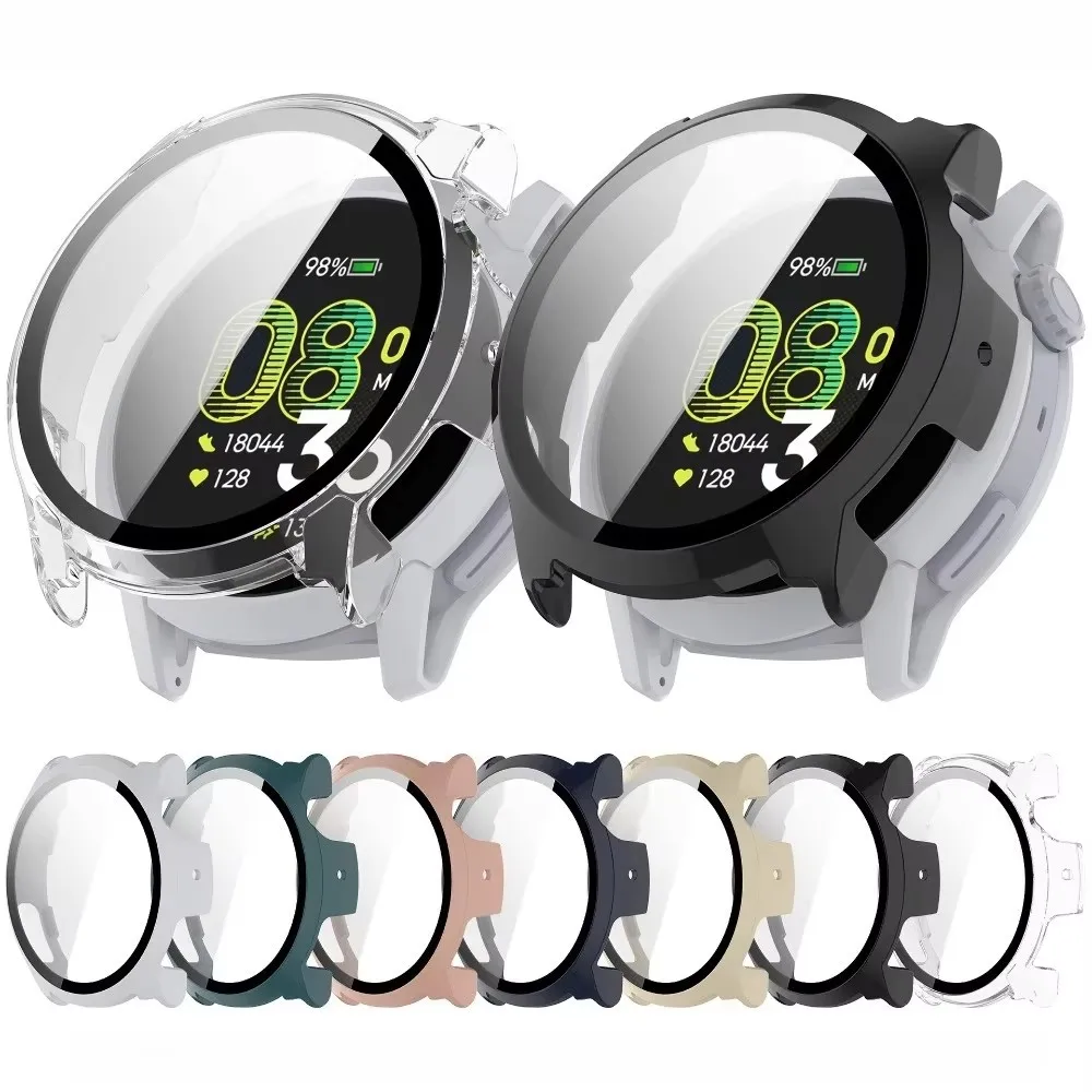 Glass+Case For COROS PACE 4 Smart Watch Screen Protector PC Hard Anti-scratch Cover Protective Shell For COROS PACE4 Accessories