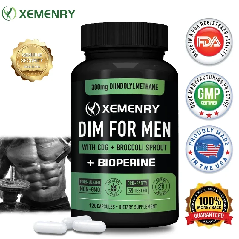 

DIM for Men - Supports Healthy Hormone Levels and Promotes Estrogen Metabolism