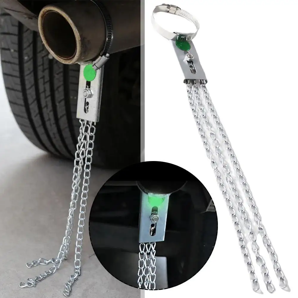 

Car Static Eliminator Metal Anti-static Belt Electrostatic Elimination Release Drag Avoid Automatic Grounding Of The Metal Belt