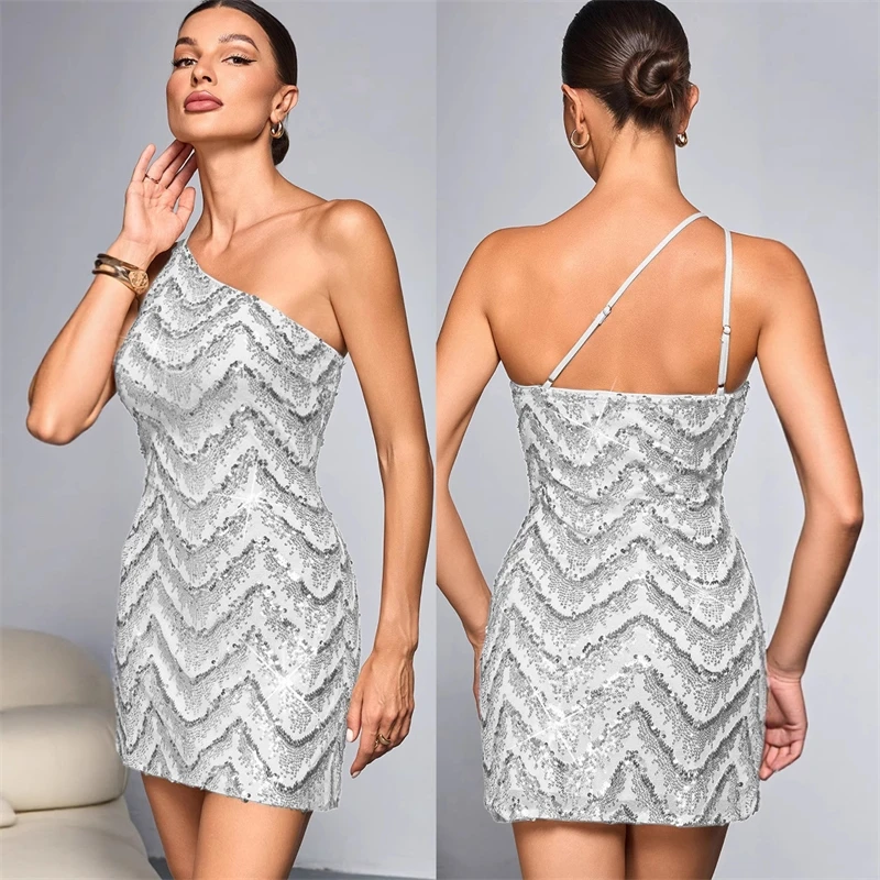 فستان صيفي قصير للنساء مثير بدون ظهر نحيف لحفلات الكوكتيل وحفلات التخرج غير رسمية أنيقة للسهرة والنوادي ملابس الحفلات للمراهقين هدية XSY8232