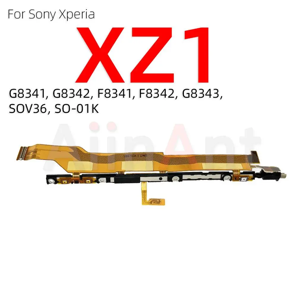 Aiinant on/off Volume Buttons Side Key Power Flex Cable For Sony Xperia X XZ XZs XZ1 XZ2 XZ3 1 2 3 Compact Premium Performance