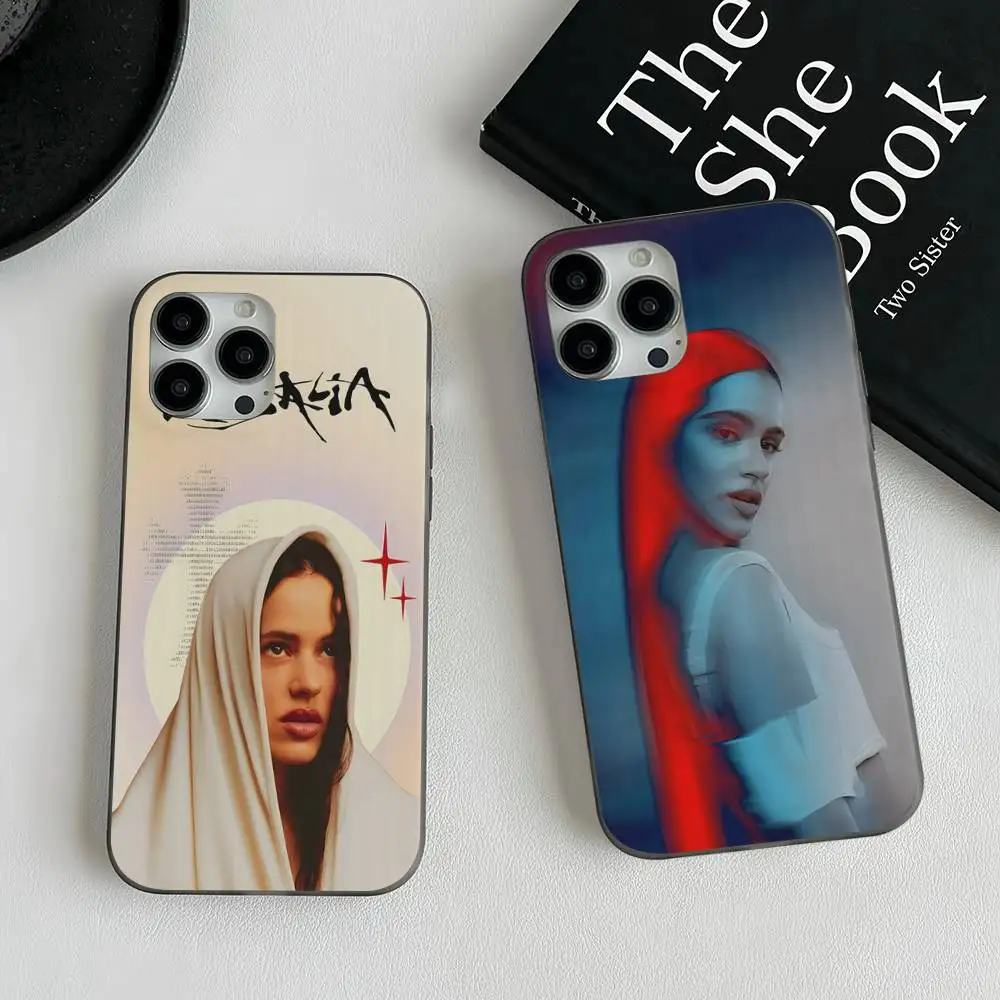 Singer Rosalia Lux Phone Case For IPhone 11 12 13 14 15 16 17 Pro Max PLUS Pro Wave Corrugated Silicone Case