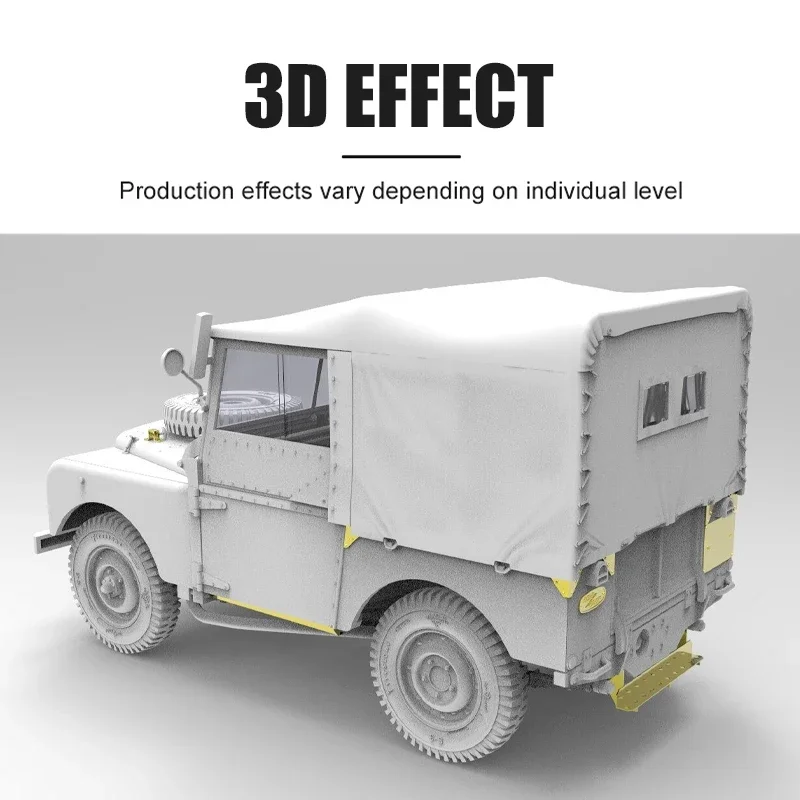 Kit modello di assemblaggio in plastica Gecko 35GM0062 FV18001 Mk. 1 Veicolo utilitario da 80 pollici 4x4 con tetto in tela (inizio della produzione) 1/35