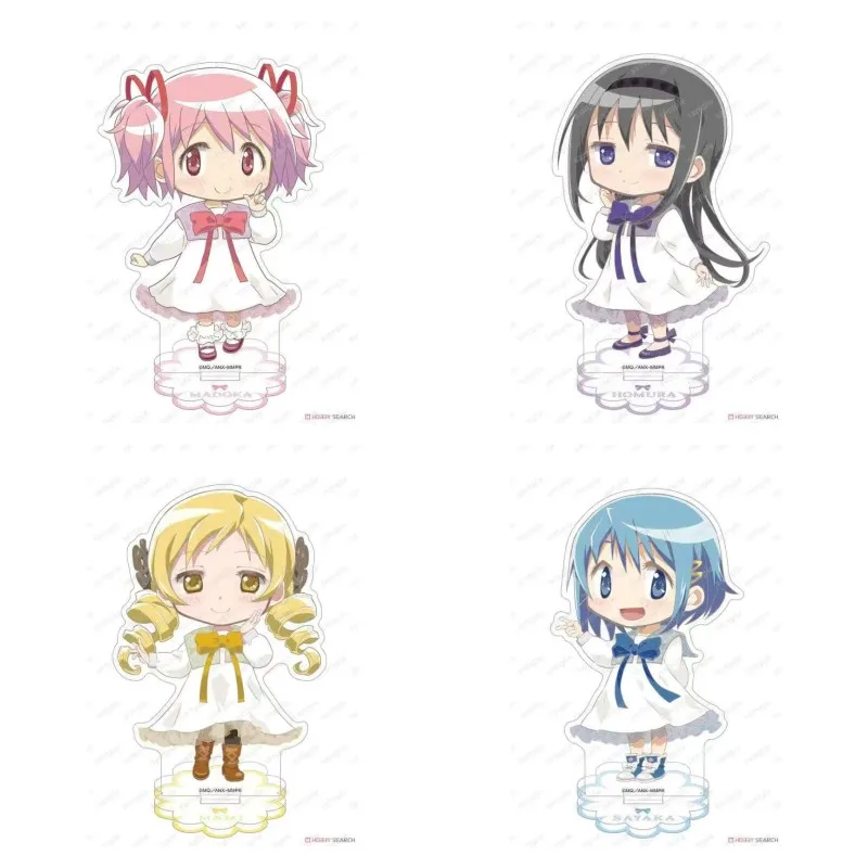 Anime Puella Magi Madoka Magica Figure Kaname Madoka Akemi Homura Tomoe Mami Acrylic Stand Model Plate Desk Decor Props