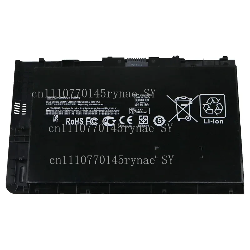 New Laptop Battery BT04XL 52WH For HP Elitebook Folio 9470M 9480M 687945-001 BT04052XL-PL Rechargeable Li-ion Battery