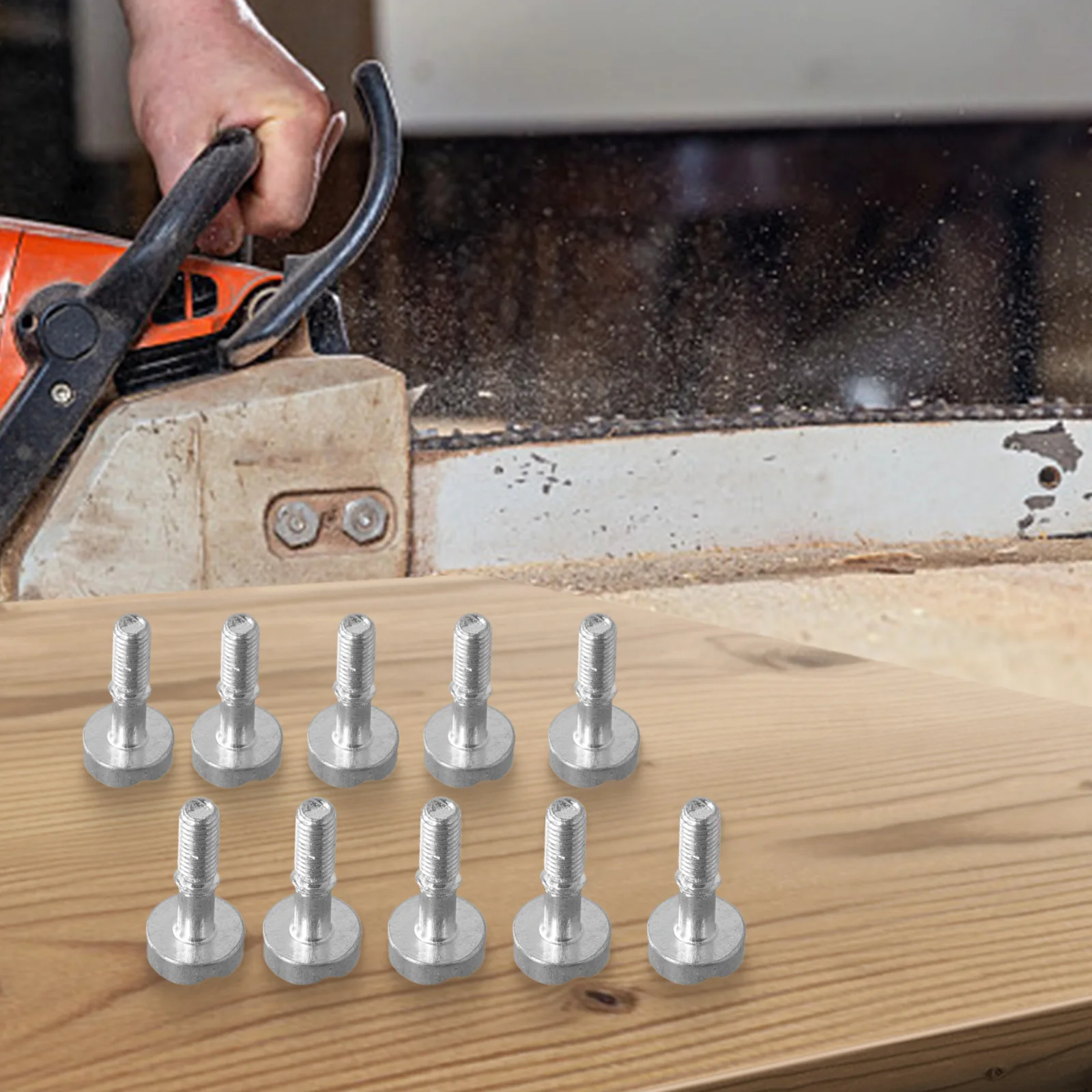 Anti-loosening Bolts Chainsaw Parts Chainsaw Repair Prevent Debris Entry Seamless Fit 10 Pack Screws Easy Installation