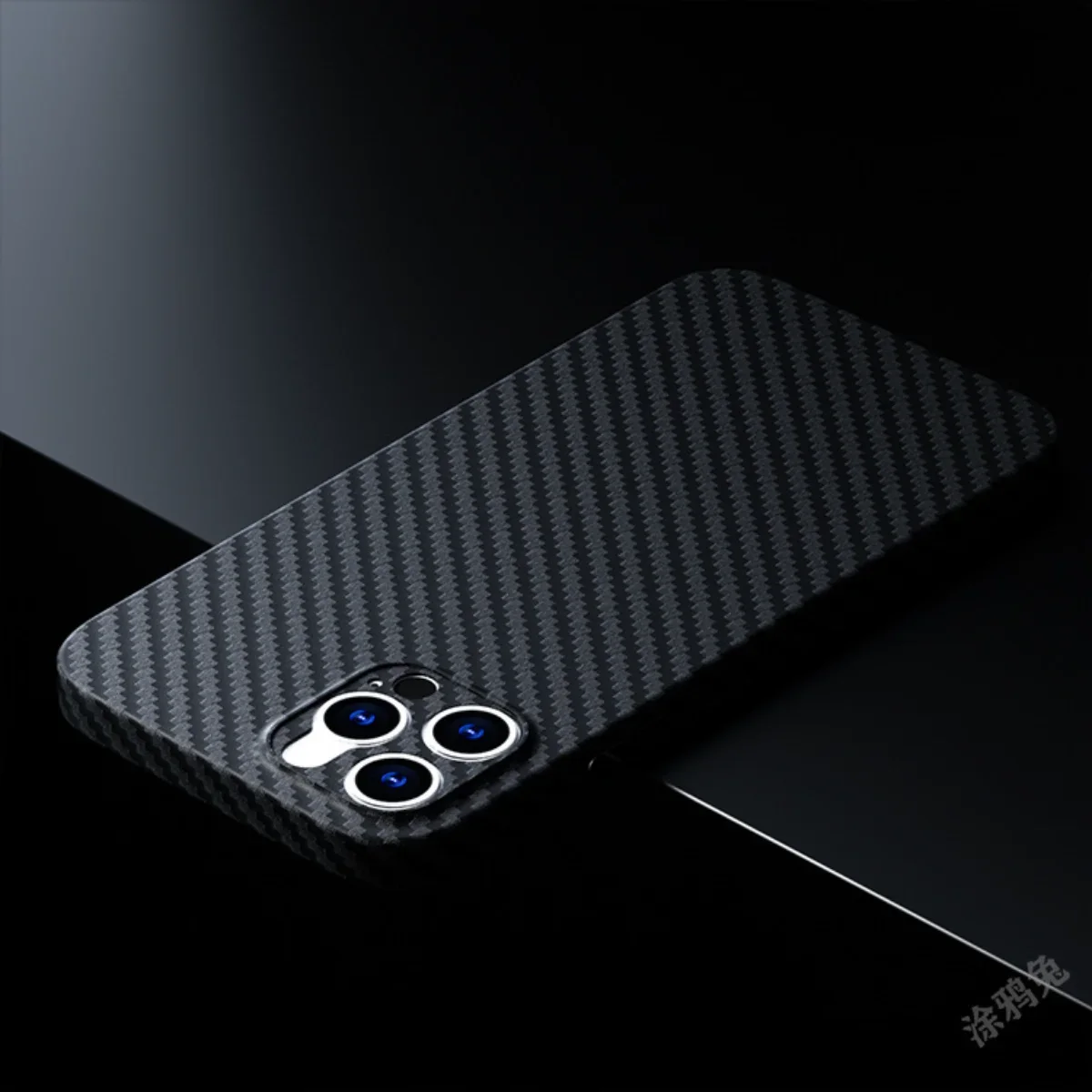 ultra thin 0.3mm PP carbon fiber pattern mobile phone case for iphone 13 14 15 16 17 Pro Max anti-fingerprint apple 12 cover