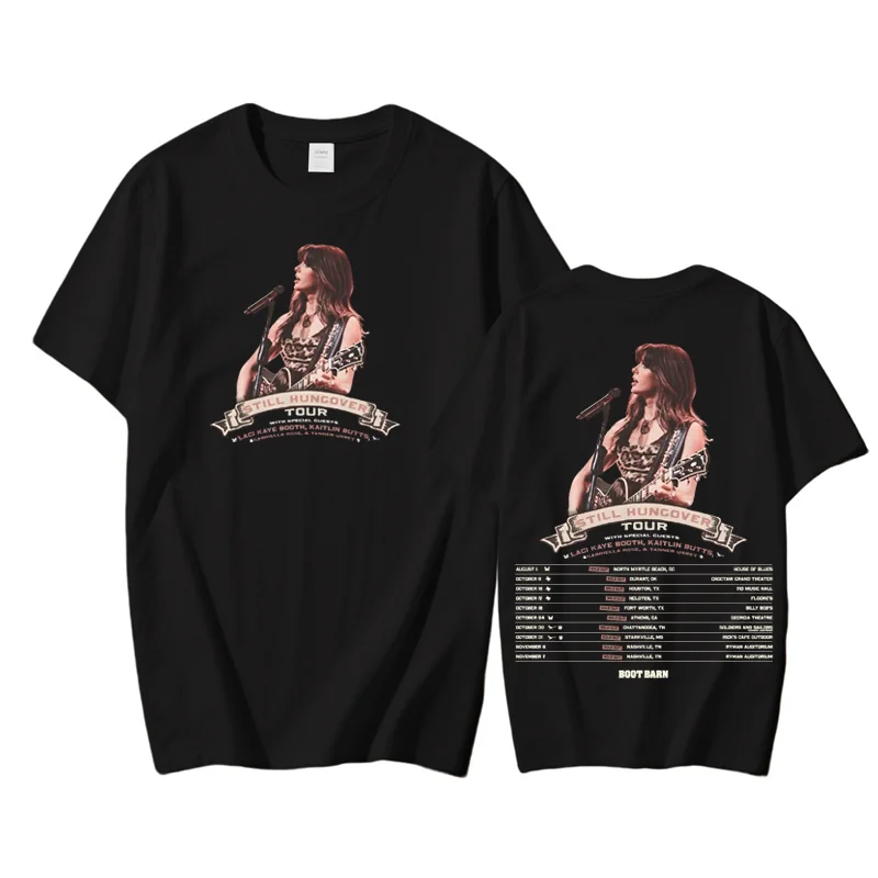 

ella langley tour Tees Tops 2025new Graphic Printing 100%Cotto Tee-shirt for Summer Cotton FashionTshirt Female Hombre Clothes