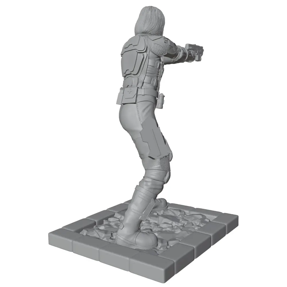 1/24/18/16/12 Attractive resin model kit for GK miniature 3D printed grey statue figurine DIY doll model not painted