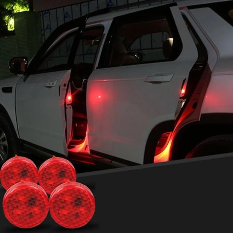 Luci Deterrenti Antifurto Per Auto 12V - 5 Pezzi LED Rosso Lampeggianti, Diametro 10mm, Per Auto, Moto, Barche, Capannoni