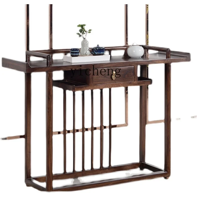 

XL New Chinese Entrance Platform Zen Entrance Hall Entrance Supply Table End View Platform