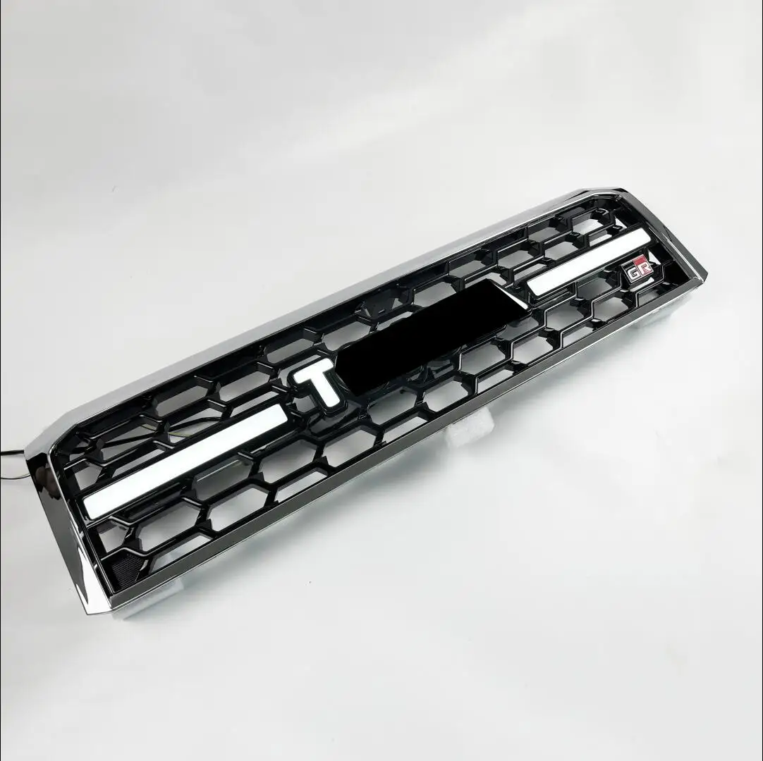 

Светодиодный плавный светильник, хромированная черная передняя решетка для yota Land Cruiser 70 76 79 LC70 LC76 77 LC79 FJ70 FJ79 Аксессуары