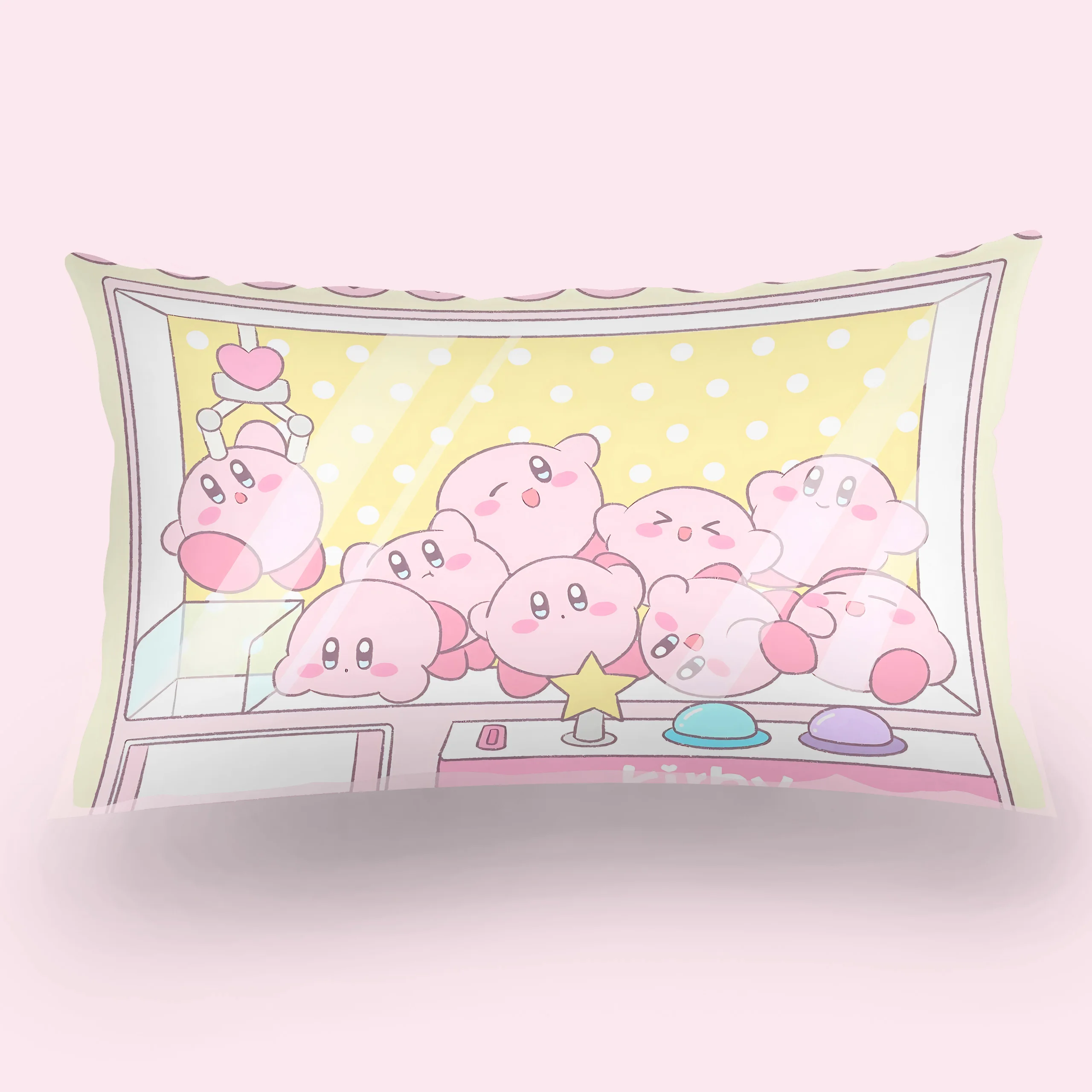 Fotografia 7: Hot Lovely  K-Kirbies Double-sided Printing Rectangle Pillow Case Bedside Pillowcase Sofa Cushion Cover Room Home Decoration