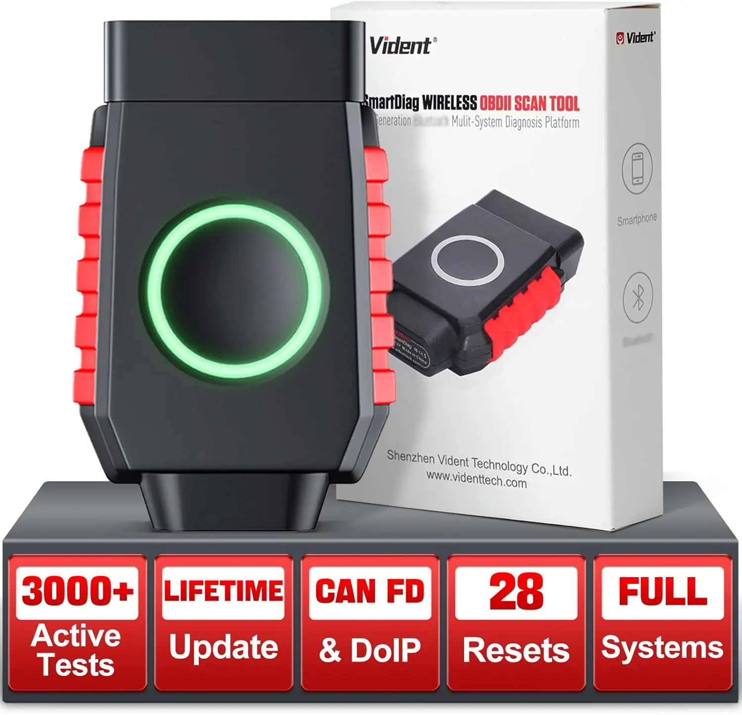 

Беспроводной двунаправленный сканер OBD2 iSmart Diag 510 Pro для iOS и Android с пожизненными обновлениями, идеально подходящий для ремонта автомобилей