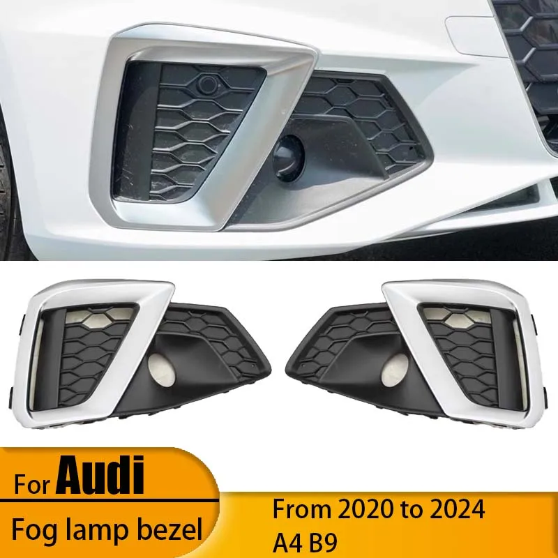 

For 20-24 Audi A4 Fog Lamp Bezel A4B9 Modified Sline Sport Fog Lamp Cover