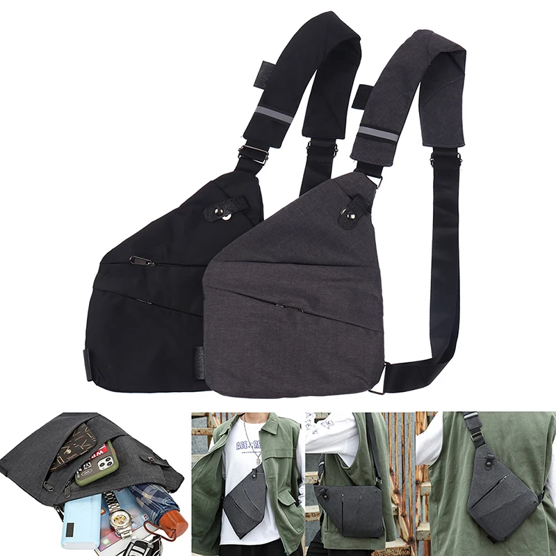 1PC Crossbody Bag Man Waterproof Personal Shoulder Pocket Chest Bag Cross body sling - Anti Theft Crossbody Bag