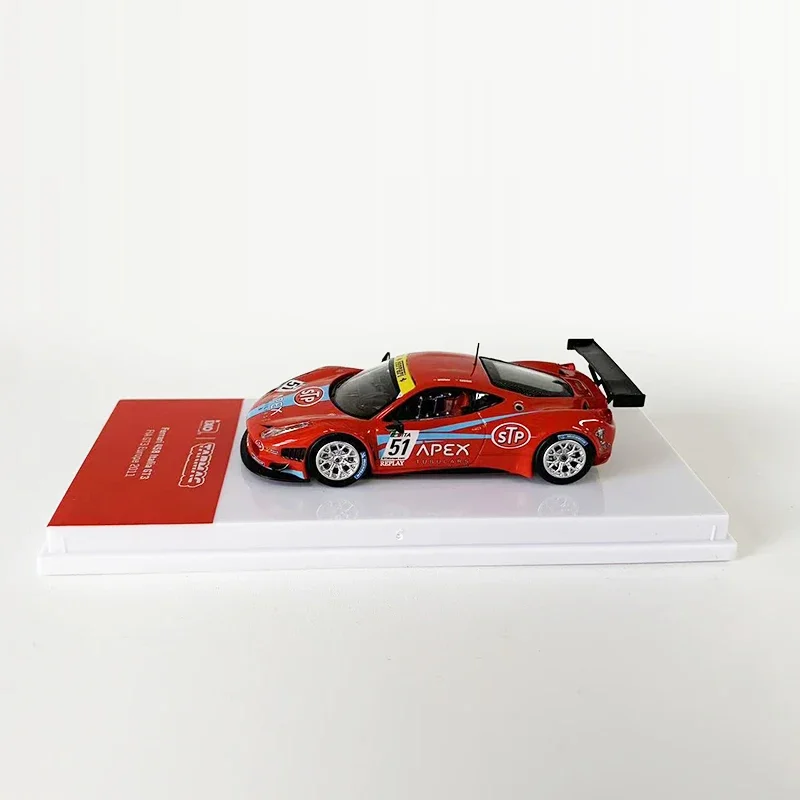 Tarmac Works 1:64 Model Car F 458 Italia GT3 FIA Europe 2011 Alloy Die-Cast Sport Vehicle