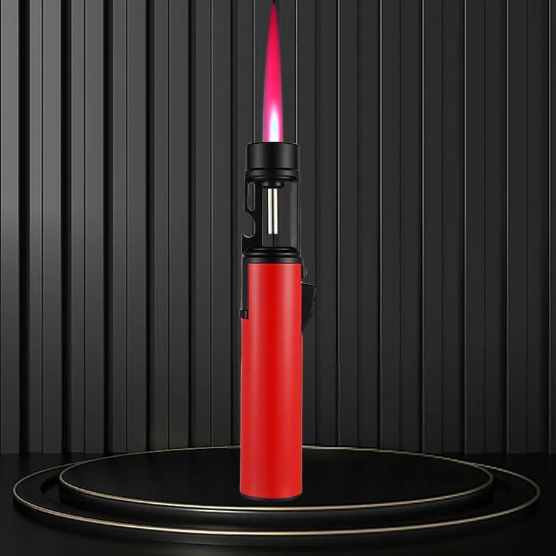 

Multi-color Large-fire Pen Welding Gun Igniter High-temperature Spray Gun Blue Flame Personalized Inflatable Windproof Lighter