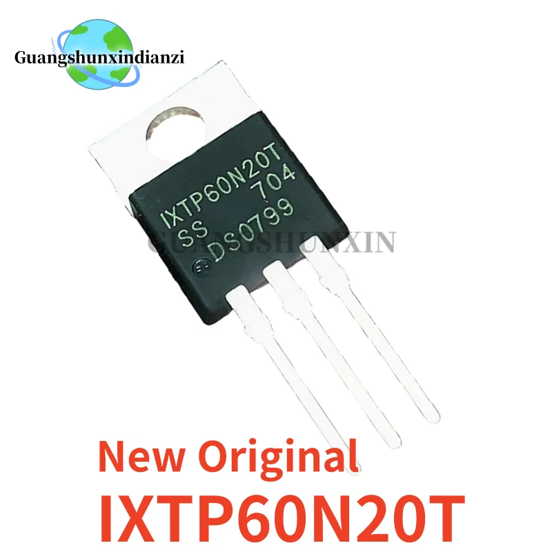 5-10-20PCS New Original IXTP60N20T IXTP60N20 60N20 60N20T TO-220 200V 60A MOS Field effect transistor