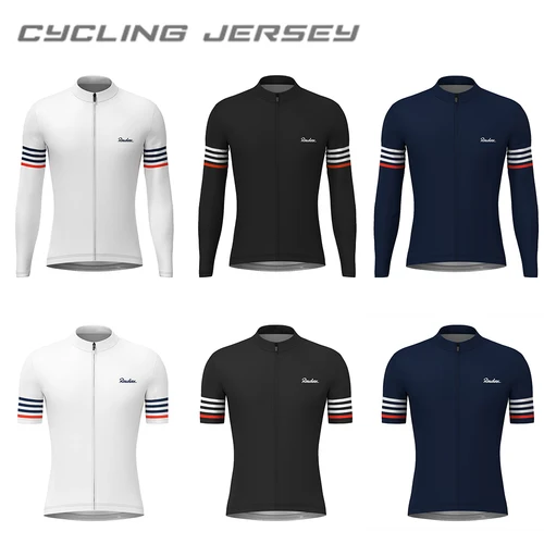 Imagen 2 del producto Raudax-ropa de ciclismo para hombre, Jersey de ciclismo juvenil, Top de carreras, ropa de ciclismo, camisa, Maillot, ropa de bicicleta de triatlón de verano