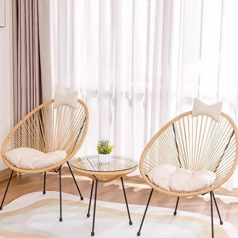 

Furniture Garden Retro Sets Rattan Waterproof Backyard Designer Italian Garden Furniture Sets Moving Adult Mueble Decorations