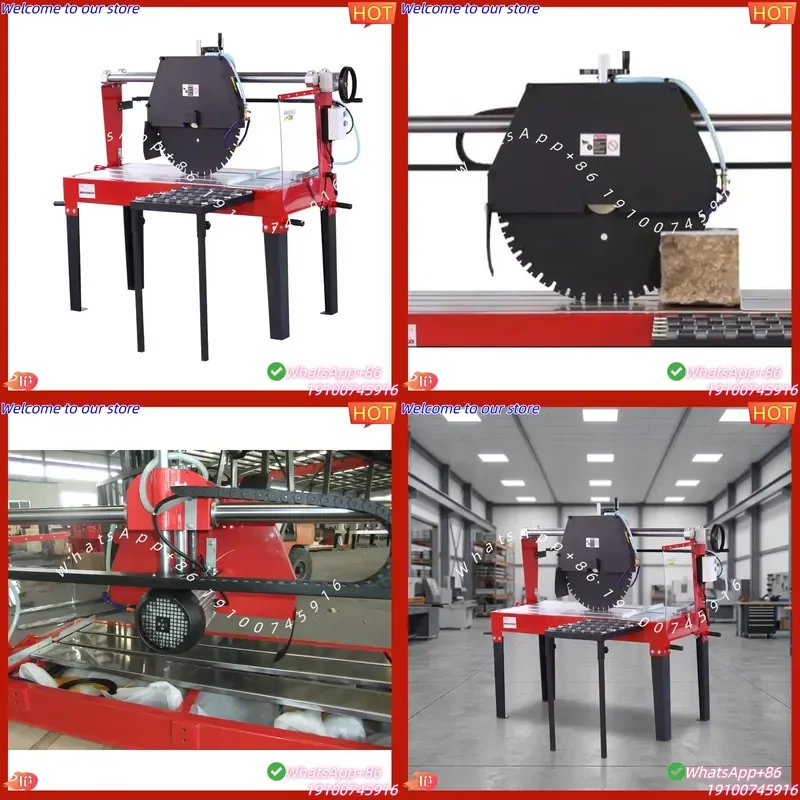 CE Certificate SJ- W650 CE big blade hard rock marble block cutting machine