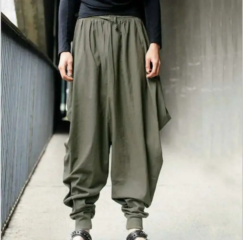 New Men's Pants Men's Design, Cool Foreign Retro Casual Original Trade And Dazzg Harun Pants, Popular Loose Fitting Pants Design