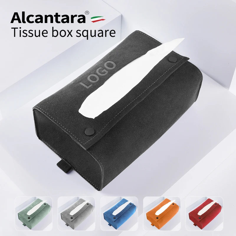 General Motors tissue box suction box Alcantara suede seat suspension multifunctional tissue bag car accessories