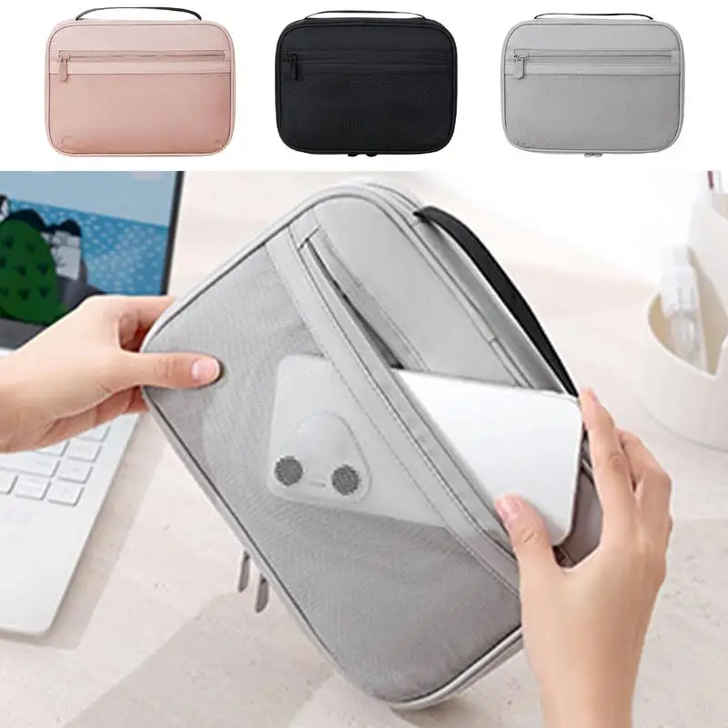 Multipurpose Cable storage bag Dustproof  Digital Electronic Accessories Organizer Portable USB Data Cable  Earphone Box