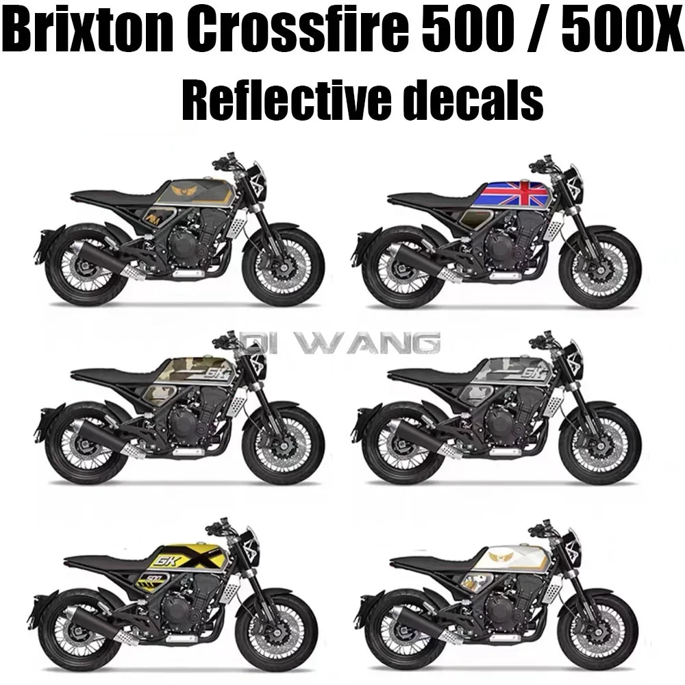 

Body Decoration Protection Sticker Fit Crossfire 500 Motorcycle Reflective Decal For Brixton Crossfire 500 / 500X