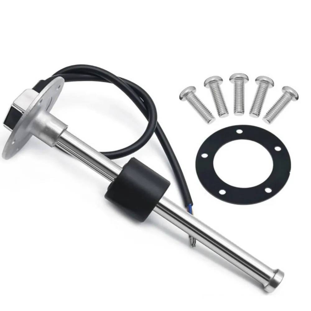 Stainless Steel Car Oil Level Sensor 0-10V Water Level Sensor for Boat Car Marine Oil Tank Level Meter Sensor 125/200/250/500mm