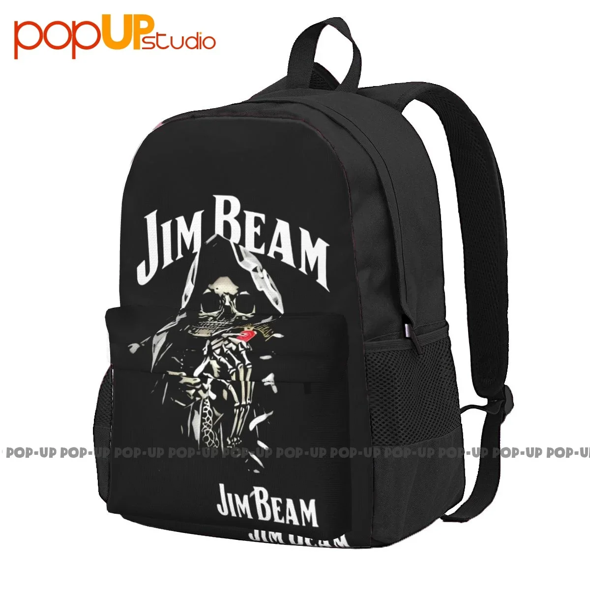 

Череп с логотипом Jim Beam, рюкзак большой емкости, милая сумка для покупок для плавания, сумки для путешествий