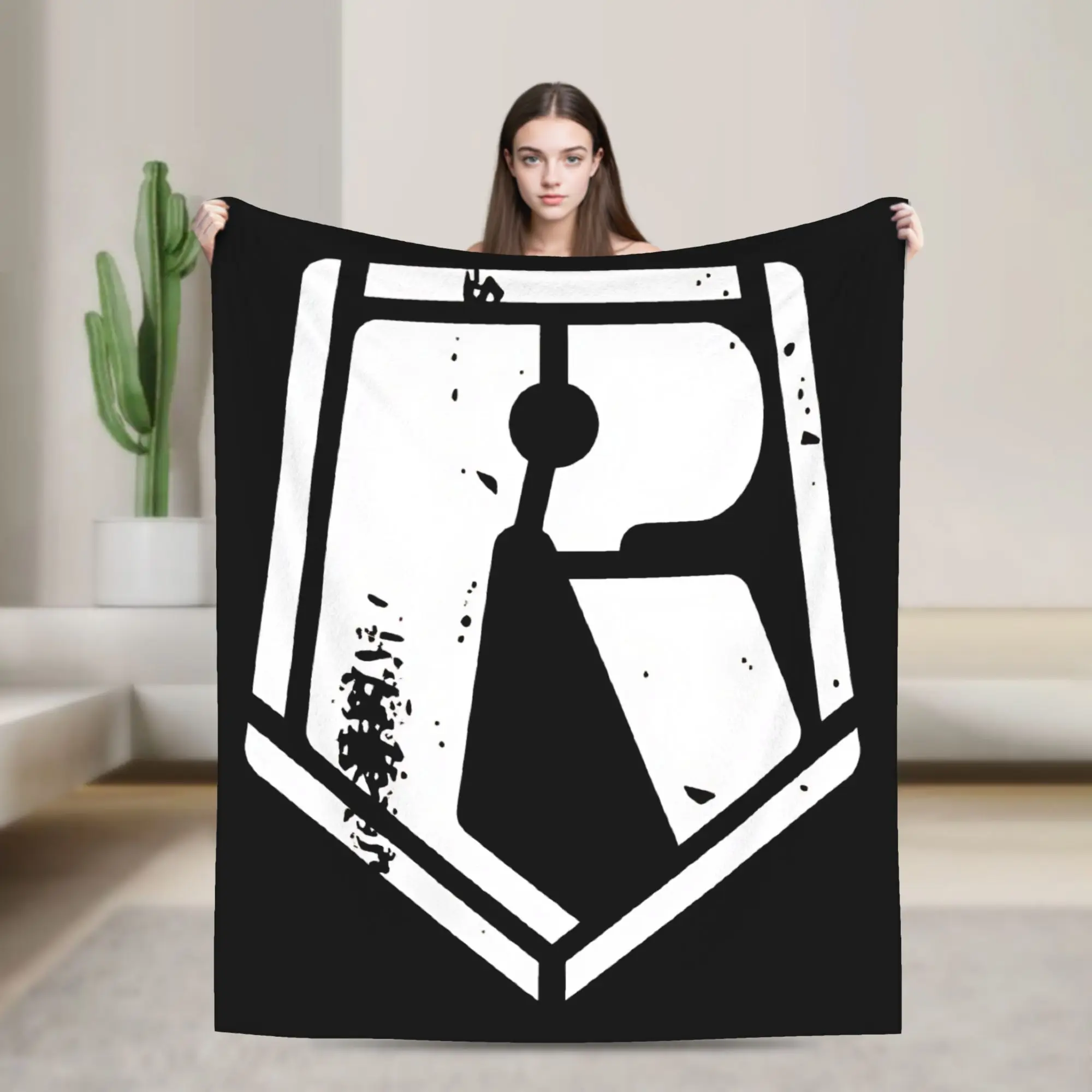 Armored Trooper Votoms Red Shoulder Blanket Soft Warm  Throw Blanket Winter Airplane Travel Couch Chair Novelty Bedspread