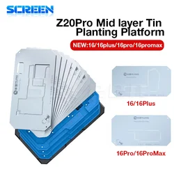 MiJing Z20 Pro Magnetic Stencil Fixture For iPhone X-15 PRO MAX Motherboard Middle Layer Reballing Soldering Platform Tools