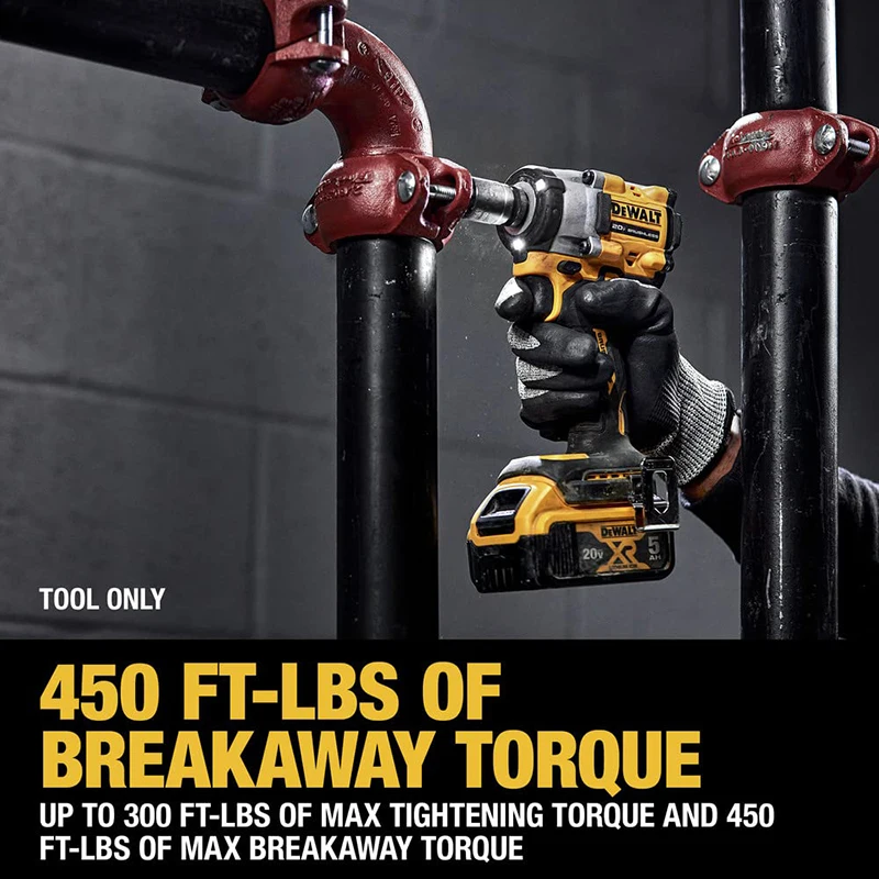 Imagem -06 - Dewalt Atômico 20v Max Dentro. Dcf922 Chave de Impacto Elétrica sem Fio Velocidade Variável com Detent Pin Ferramenta Bare Bare