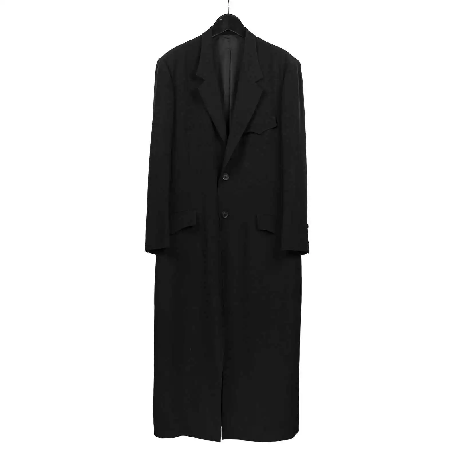 

TOP-YAMAMOTO25SS New men's trench coat for spring and summer