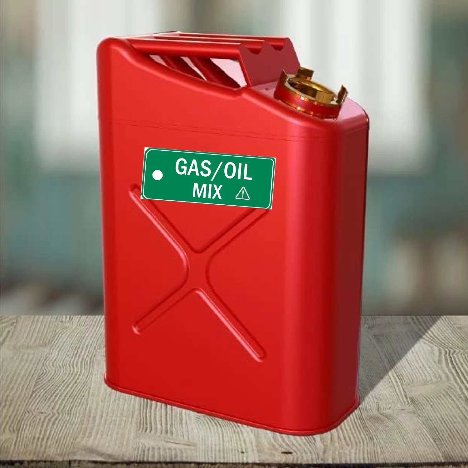 Combustível Gás e Oil Mix e Gasolina Tag Card, apenas decalques Latas de Gás e Sinais de Armazenamento de Combustível, 9 Pack, 2x5"